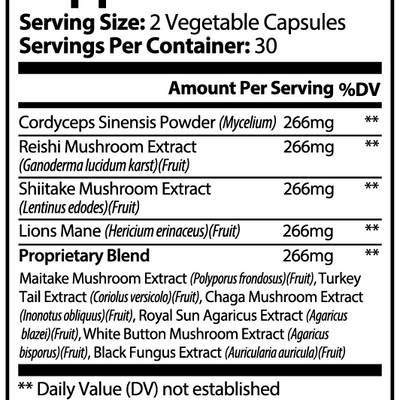 Mushroom Complex 10 X